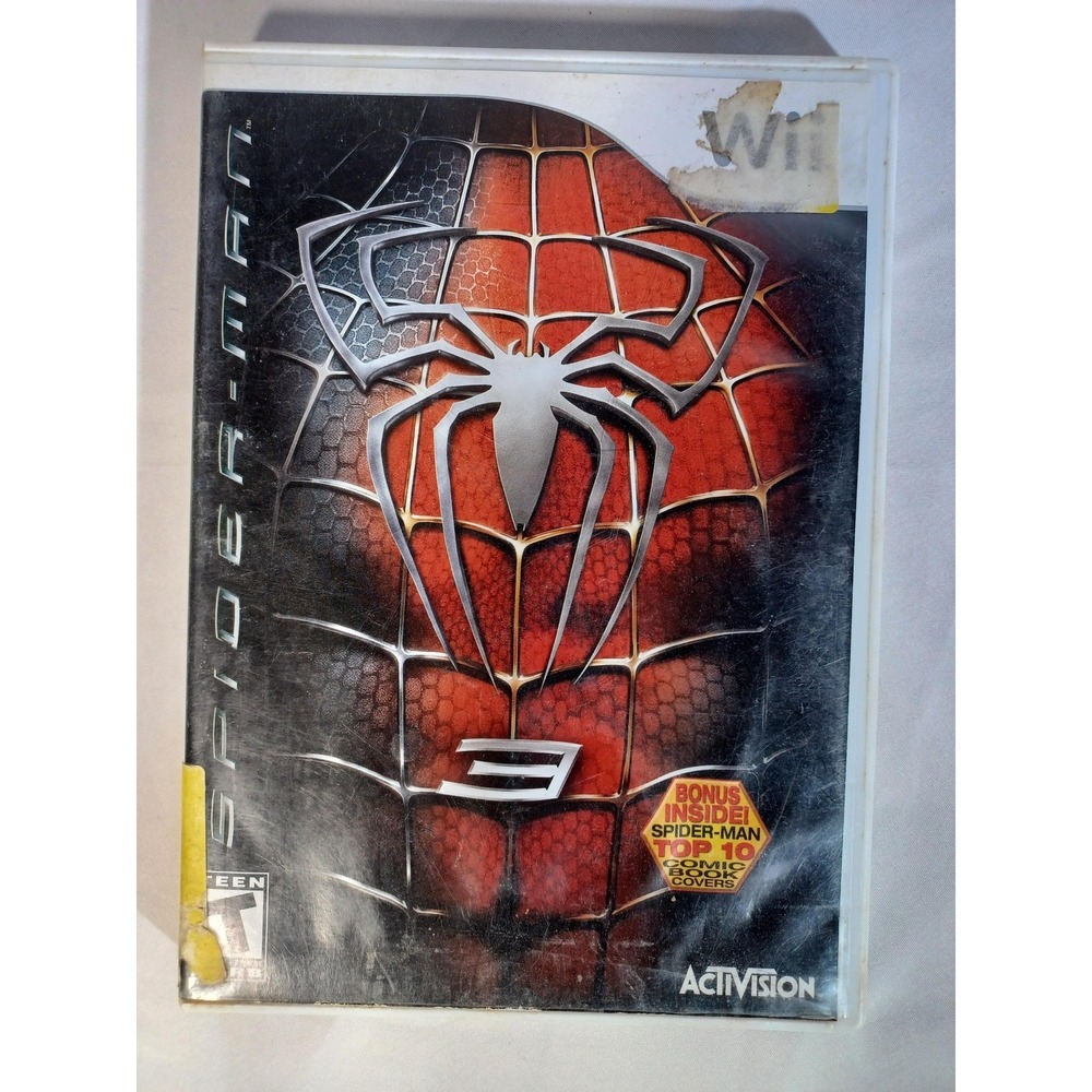 Spider-Man 3 Nintendo Wii Game‎ Action 2007 Activision CIB Manual T NTSC-U/C USA